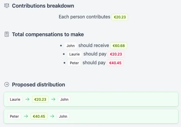 Share & Settle - Screenshot